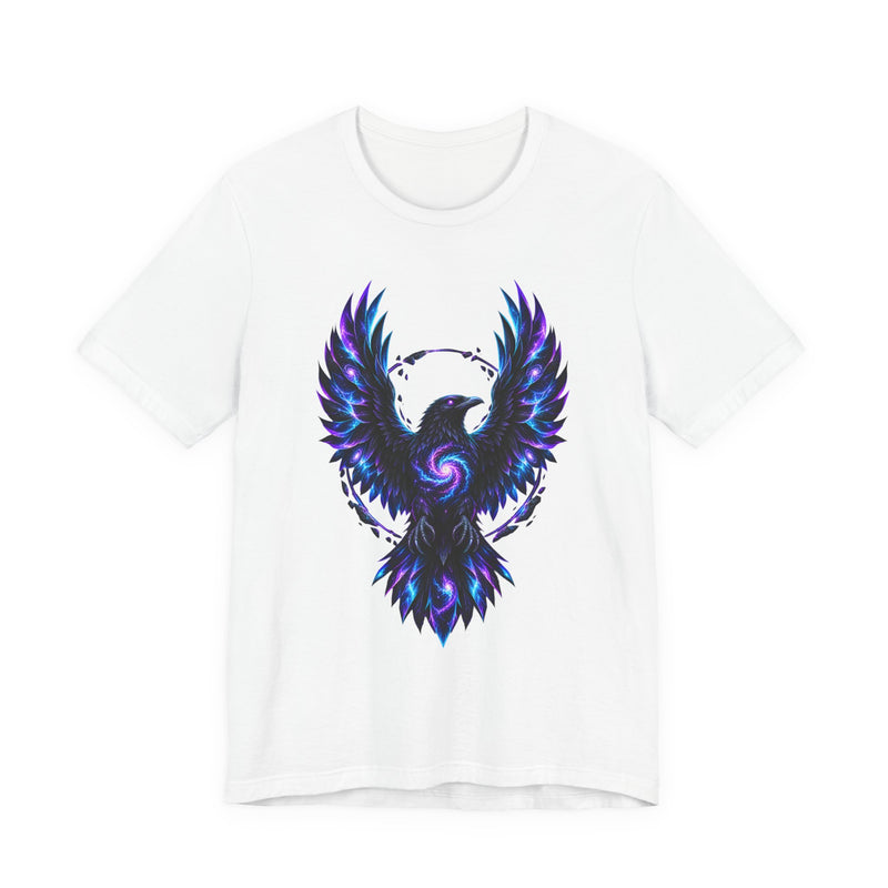 Indigophyre Void Walker Rift Raven Tee | Galaxy Graphic T-Shirt