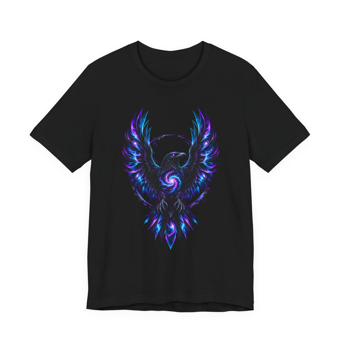 Indigophyre Void Walker Rift Raven Tee | Galaxy Graphic T-Shirt